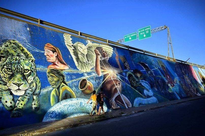 A lo largo de 325 metros, finalizó la restauración del histórico mural de la Correntinidad