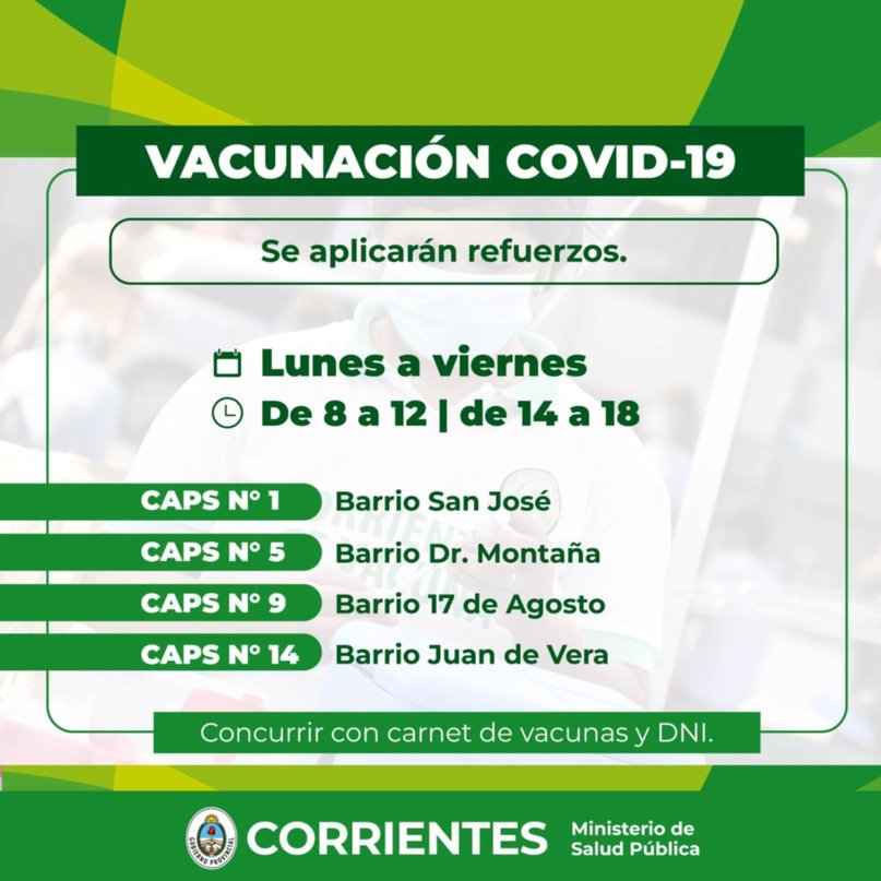 Salud Pública anuncia plan de vacunación para toda la provincia- Salud Pública anuncia plan de vacunación para toda la provincia