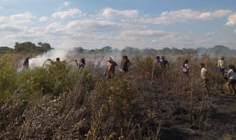 Un incendio alertó a productores frutihortícolas en Corrientes