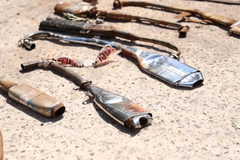 Ruidos molestos: un municipio de Corrientes destruyó una gran cantidad de caños de escape