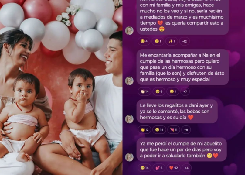 Coti Romero reveló por qué no irá al cumpleaños de las gemelas de Daniela y Thiago- Coti Romero reveló por qué no irá al cumpleaños de las gemelas de Daniela y Thiago