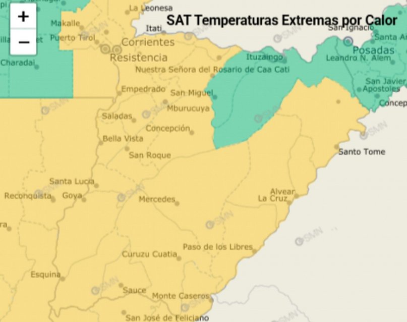 1769123561082 ¿Se viene la primera ola de calor a Corrientes?: rige alerta amarilla por temperaturas extremas