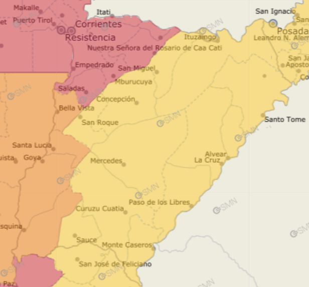 Corrientes otra vez bajo alerta roja por temperaturas extremas- Corrientes otra vez bajo alerta roja por temperaturas extremas