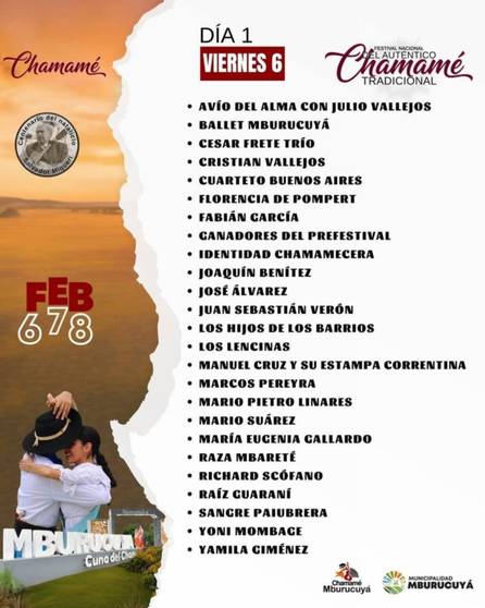 Festival del Auténtico Chamamé Tradicional: grilla oficial y valor de las entradas