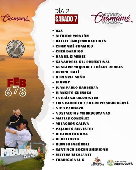 Festival del Auténtico Chamamé Tradicional: grilla oficial y valor de las entradas