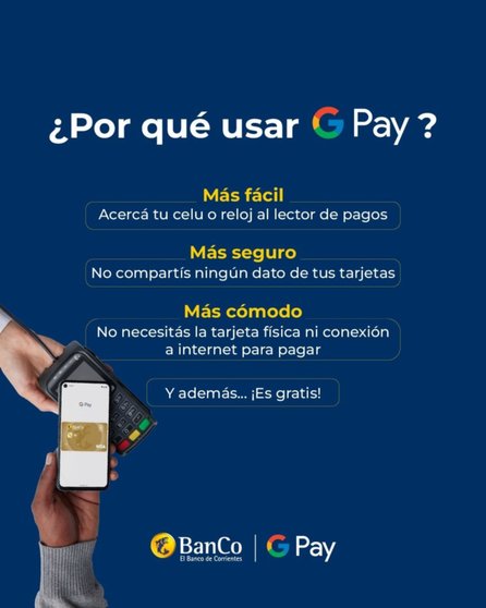 El Banco de Corrientes se incorpora a la Billetera de Google en Argentina- El Banco de Corrientes se incorpora a la Billetera de Google en Argentina