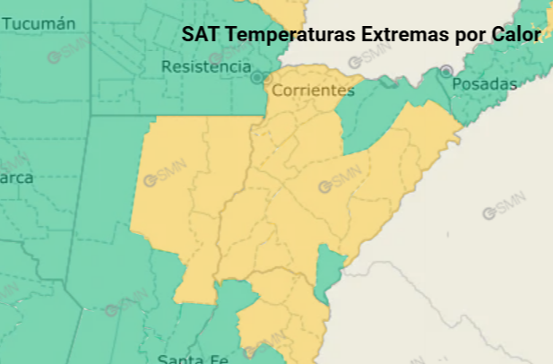 Alerta por calor extremo en Corrientes: hasta cuándo seguirá la ola de altas temperaturas