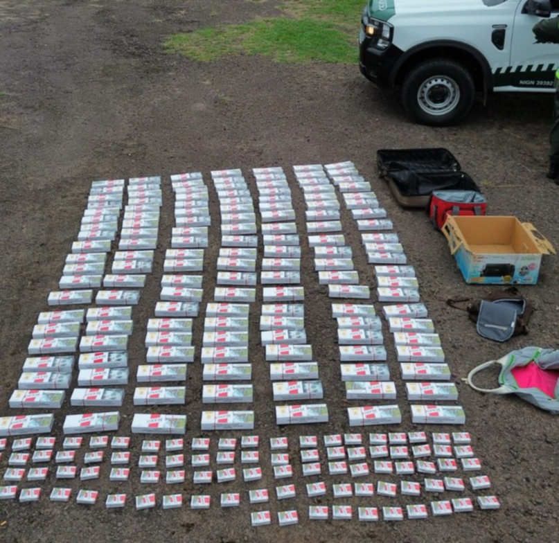 Corrientes: la Gendarmería incautó cigarrillos de contrabando en un control sobre la Ruta 12