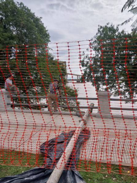 Construyen un muro de contención en la Costanera de Corrientes 