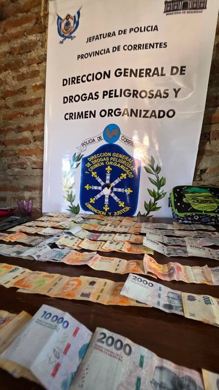 Golpe al narcomenudeo en Correntes: tres detenidos con 69 dosis de cocaína y marihuana