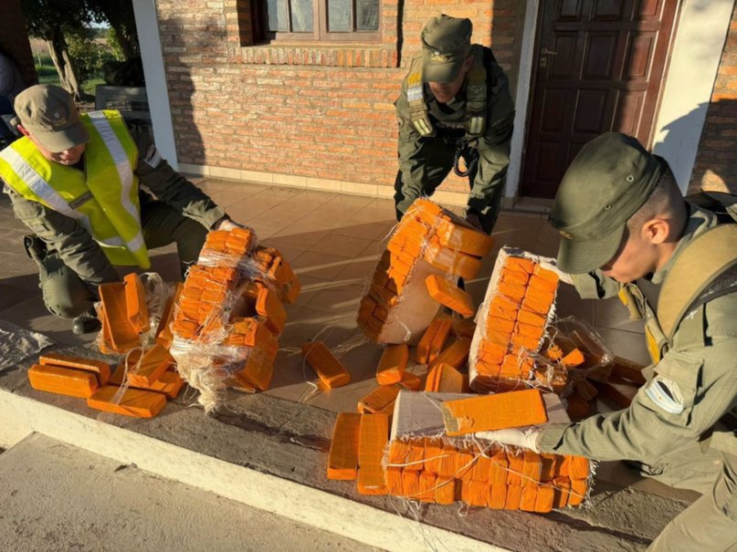 Corrientes: encontraron más de 125 kilos de marihuana abandonados en el monte- Corrientes: encontraron más de 125 kilos de marihuana abandonados en el monte
