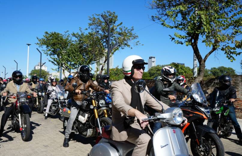 DGR Corrientes 2026: más de 400 motos se unieron por la salud masculina