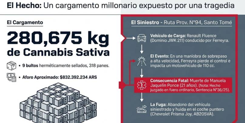 Llevarán a Comodoro Py las condenas a dos narcos que al escapar mataron a una docente