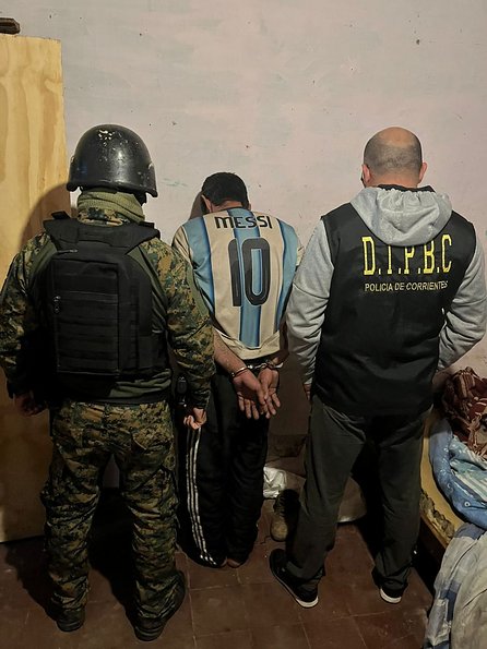Peligroso prófugo bonaerense fue detenido junto a un cómplice en Corrientes