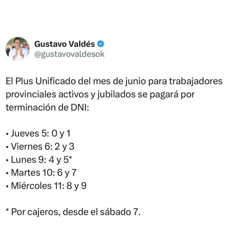 Anuncian el pago del plus unificado para estatales: cuÃ¡ndo inicia