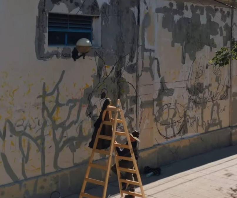 Un mural de 700 metros cuadrados contará la historia de “El Piso” en Corrientes- Un mural de 700 metros cuadrados contará la historia de “El Piso” en Corrientes