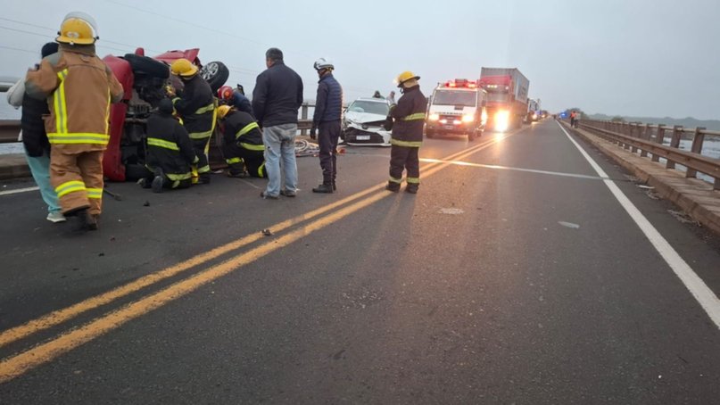 Murió un hombre en Corrientes tras un choque sobre el arroyo Batelito- Murió un hombre en Corrientes tras un choque sobre el arroyo Batelito