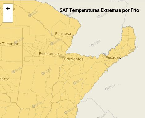 Ola polar en Corrientes: se mantiene el alerta por frío extremo- Ola polar en Corrientes: se mantiene el alerta por frío extremo