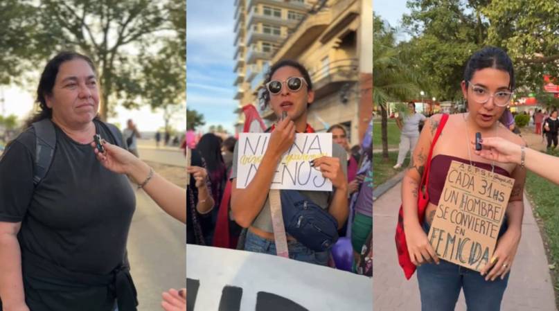 A 11 años del Ni Una Menos, Corrientes marchó para pedir justicia por femicidios 