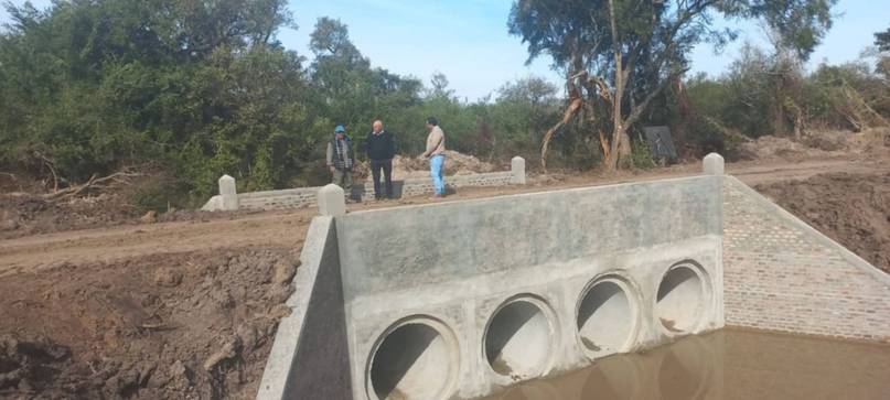 Habilitaron el nuevo puente sobre la ruta provincial N° 52 en Corrientes 