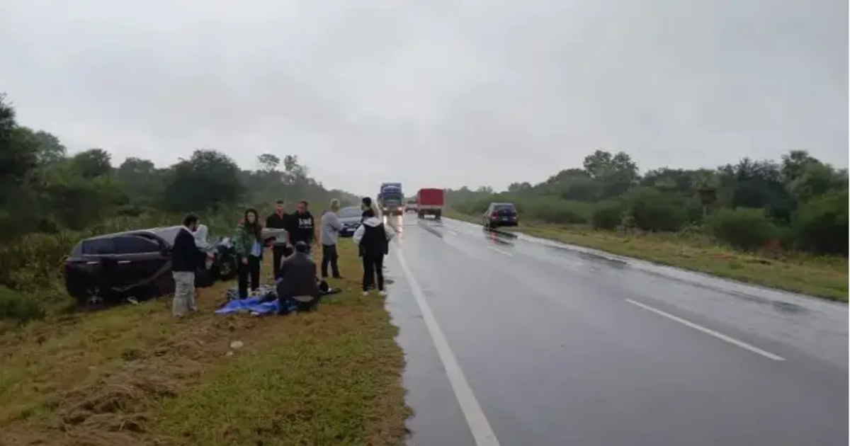 Choque fatal en Chaco: murió un hombre tras un impacto en la Ruta 11 y el futbolista Saúl Salcedo resultó herido