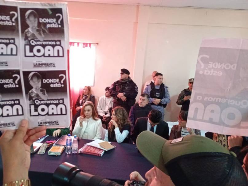 Se canceló una audiencia y no se sabe cuándo podrán hablar los padres de Loan en el juicio