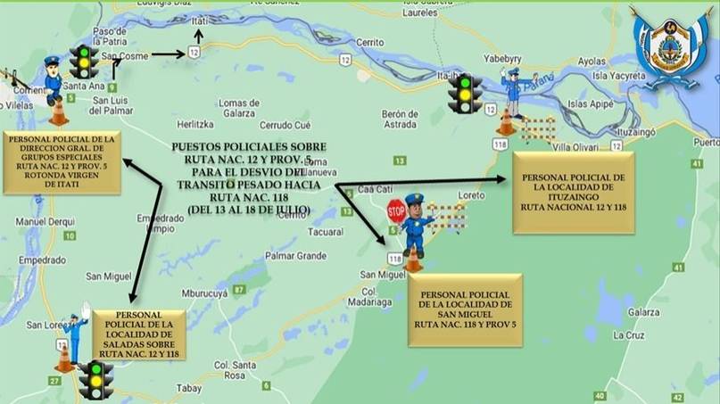 Cortes y desvíos: así es el operativo para la tradicional peregrinación a Itatí