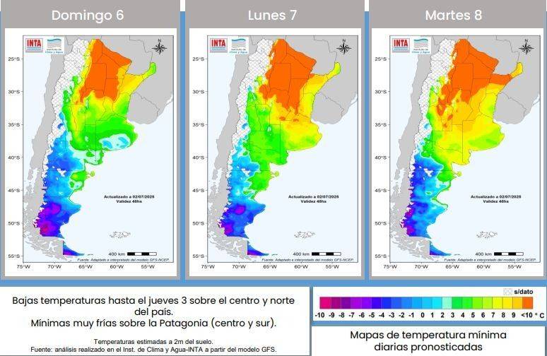 Luego del día más frío del año, se espera un leve aumento de temperatura en Corrientes