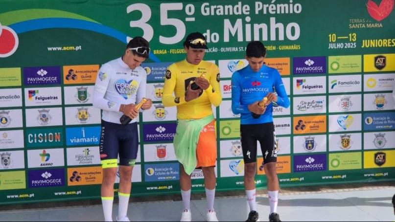 Aranda ganó una etapa y la regularidad en el Gran Premio do Minho