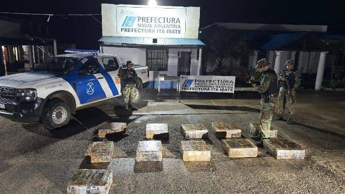 Golpe al narcotráfico en Corrientes: Prefectura incautó más de 418 kilos de marihuana valuados en mil millones de pesos