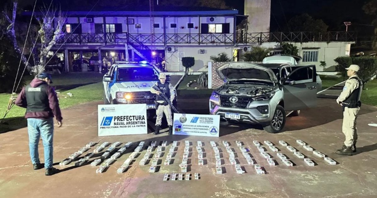 Tras persecución secuestran una carga ilegal de cigarrillos valuados en $ 1,7 millones
