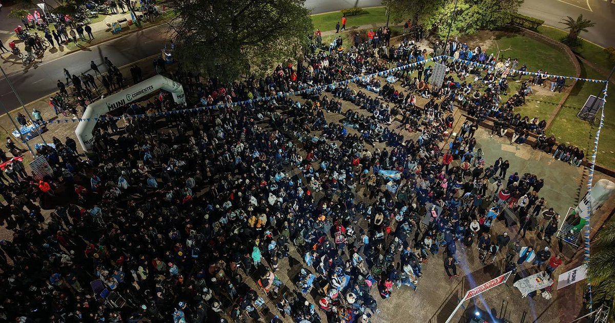 Corrientes: una multitud volvió a copar el Fan Fest para alentar a la Selección argentina