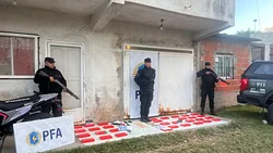 Cayó una mujer policía con 40 kilos de cocaína: los ladrillos tenían el logo de un tiburón Cayó una mujer policía con 40 kilos de cocaína: los ladrillos tenían el logo de un tiburón