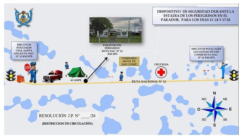 Peregrinación a Itatí: cómo serán los desvíos y el operativo de seguridad en las rutas- Peregrinación a Itatí: cómo serán los desvíos y el operativo de seguridad en las rutas
