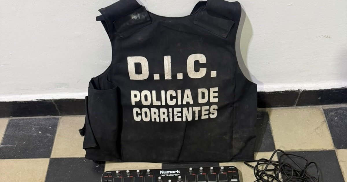 Recuperaron en Corrientes un valioso equipo de sonido robado tras una persecución