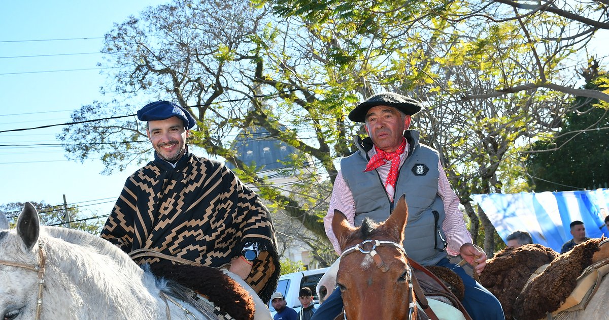 A caballo, Juan Pablo Valdés llegó a la Basílica de Itatí