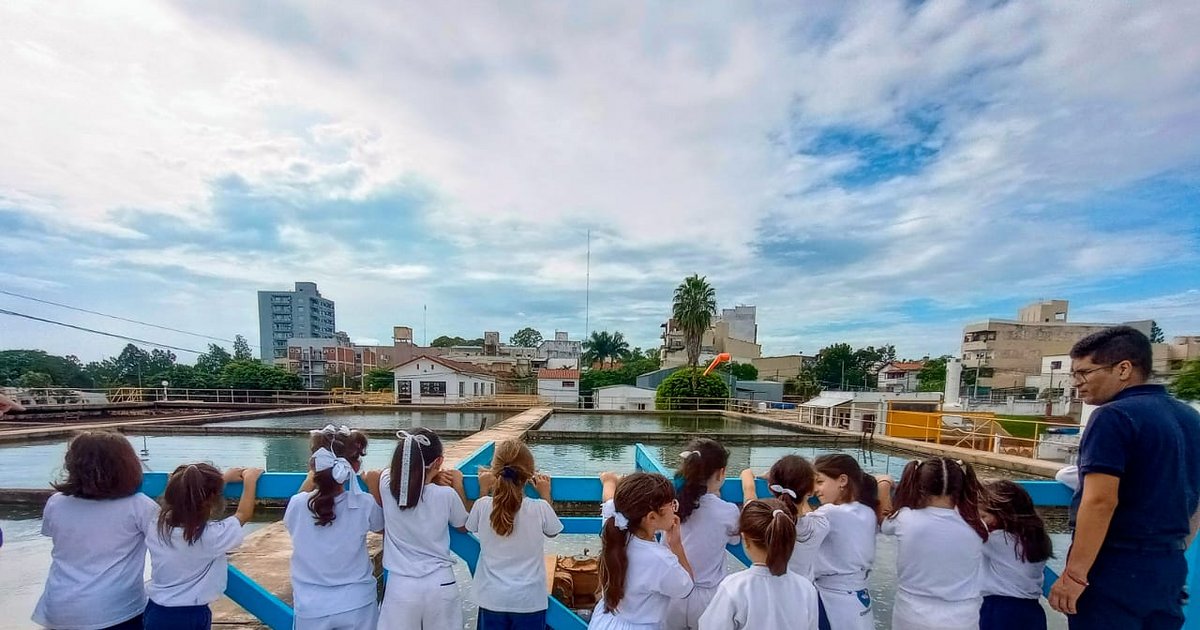 Más de 1.000 estudiantes visitaron las plantas potabilizadoras de Aguas de Corrientes