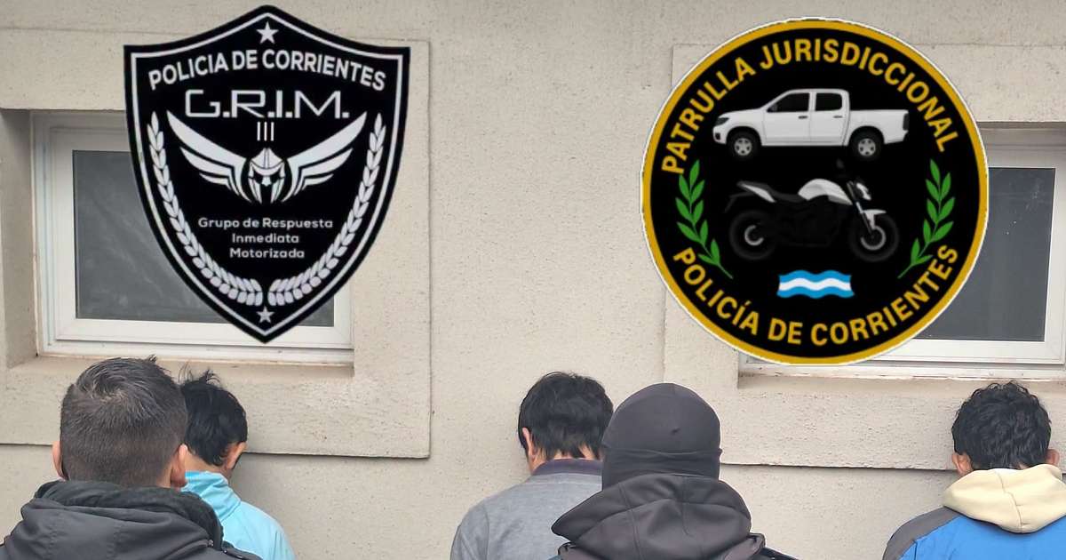 Tenían antecedentes por robo y fueron sorprendidos observando autos en Corrientes