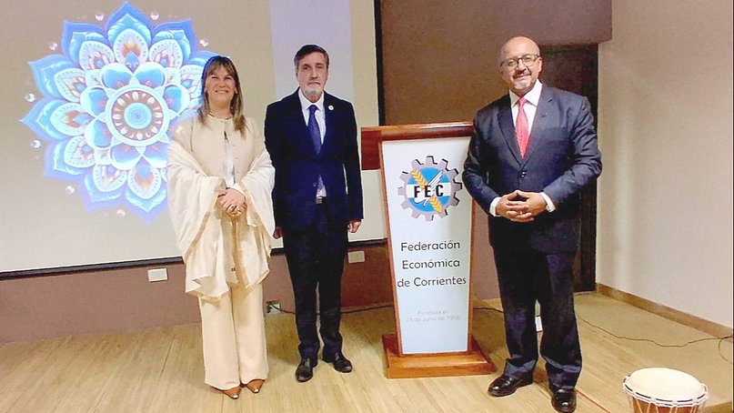 El embajador de India recorre Corrientes en una “Agenda de La Amistad”