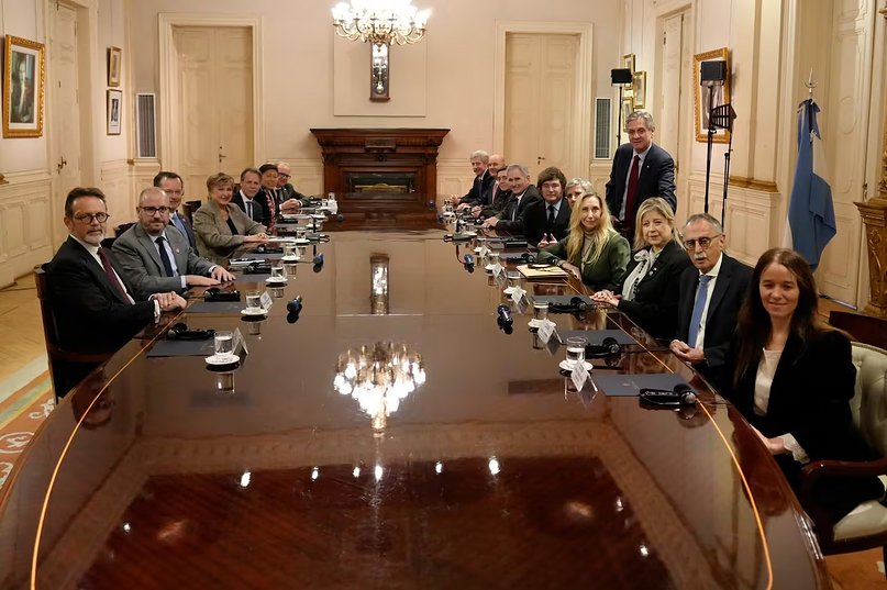 Javier Milei se reunió con Georgieva en Casa Rosada