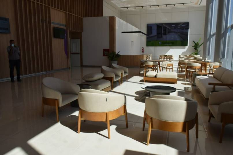 Interior del nuevo centro médico. Fotografía: Cacho Monzón