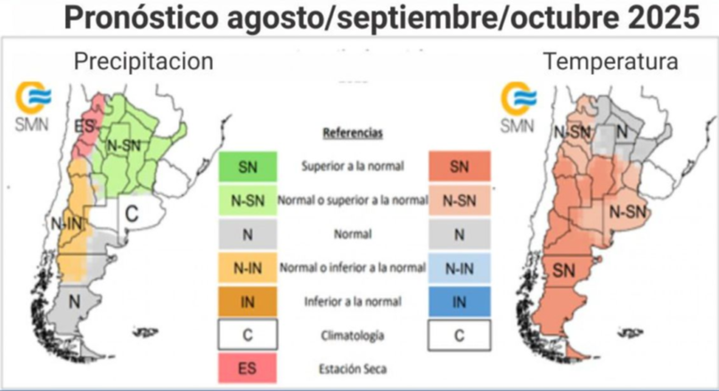 1756208714268 EL SMN PREVÉ LLUVIAS PARA CORRIENTES A PARTIR DE SEPTIEMBRE