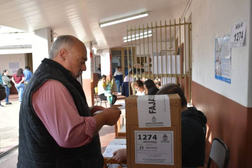 Elecciones en Corrientes: ya votÃ³ el 30% del padrÃ³n en la Capital 