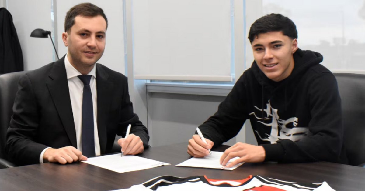 River presentó a Tobías Andrada como su séptimo refuerzo en el mercado de pases