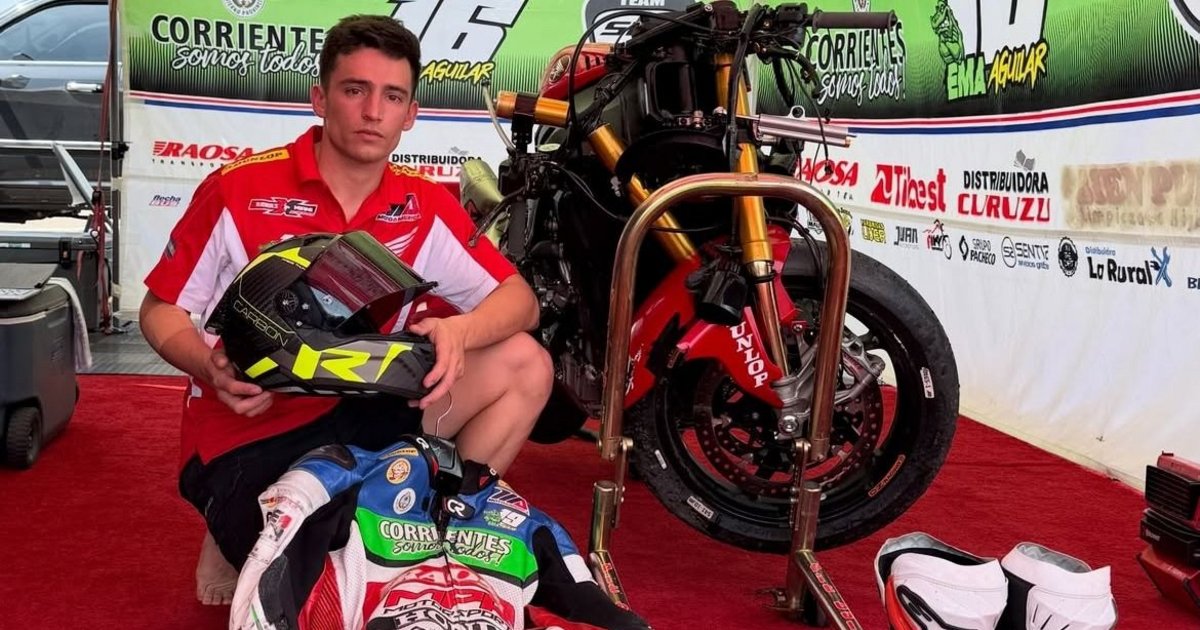 Emanuel Aguilar sufrió un accidente a 230 km/h