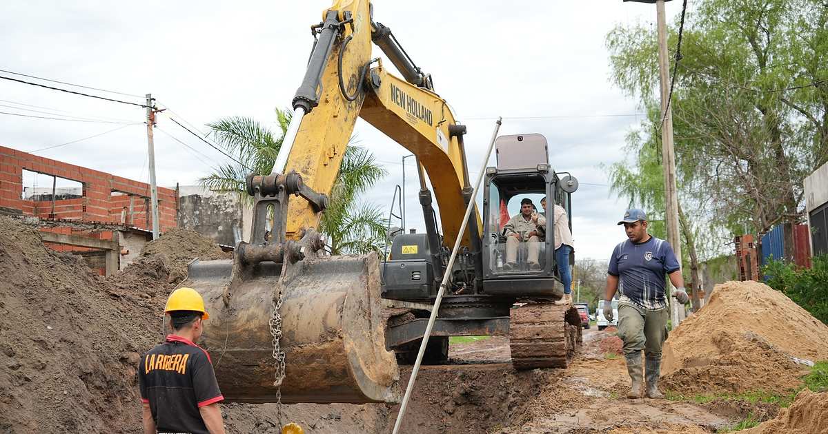 Corrientes: avanzan las obras de desagües pluviales en el barrio San Ignacio
