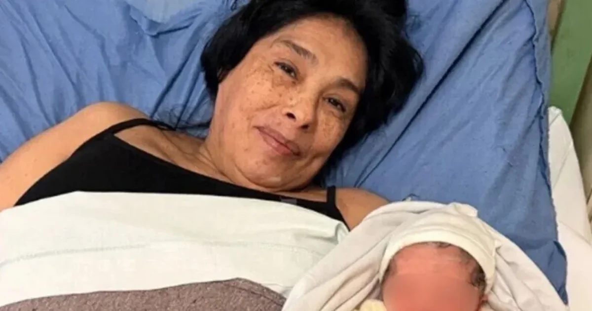 Una mujer fue madre a los 62 años y rompió un récord en la Argentina