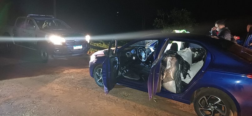 Secuestraron más de 50 kilos de marihuana tras una persecución en el interior de Corrientes