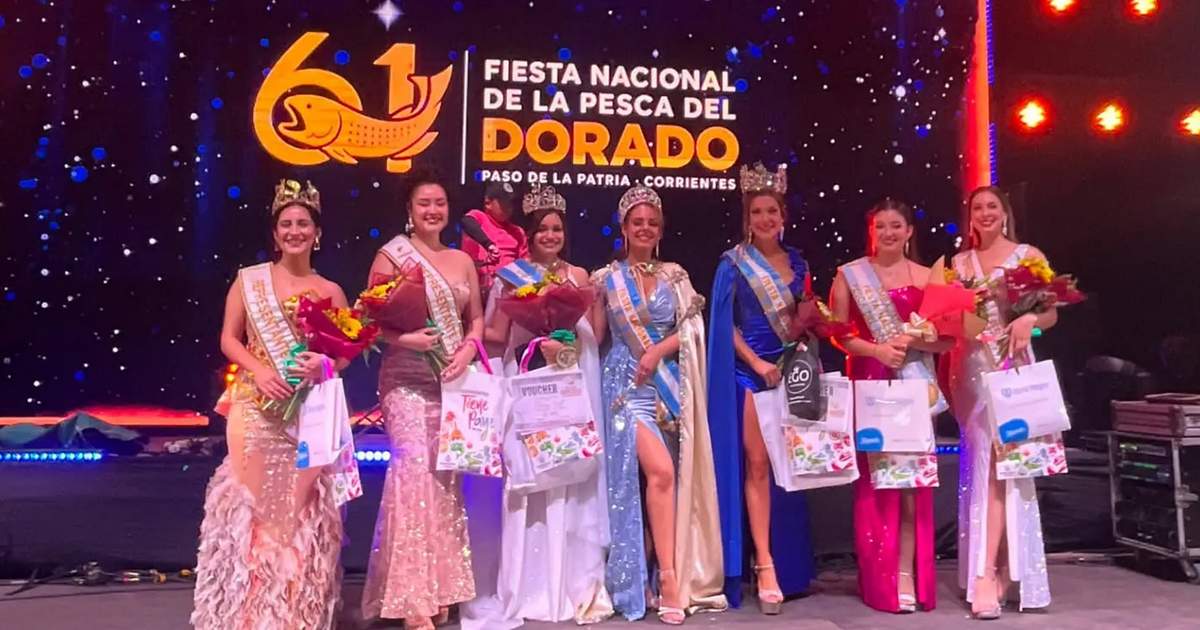 La Fiesta Nacional del Dorado coronó a su nueva reina en su 61° edición