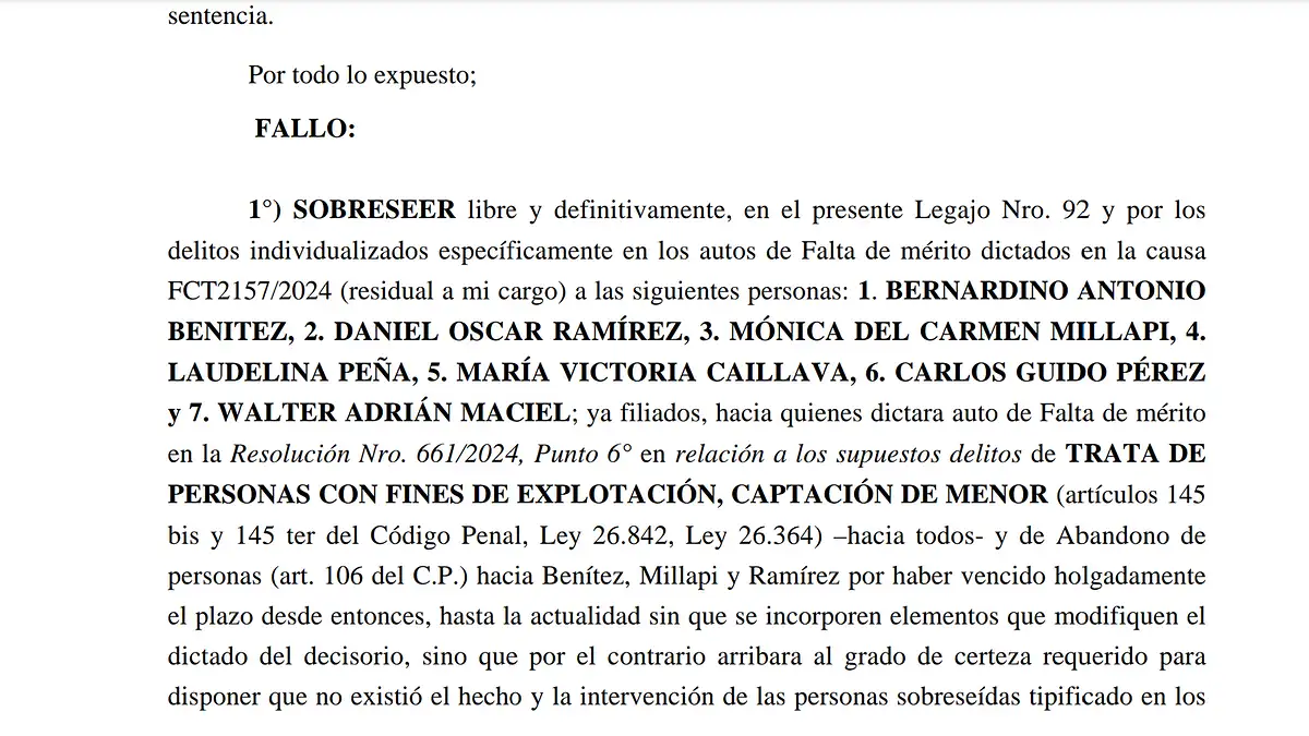 Alivio para los sospechosos del caso Loan: fueron sobreseídos en el expediente de trata con fines de explotación